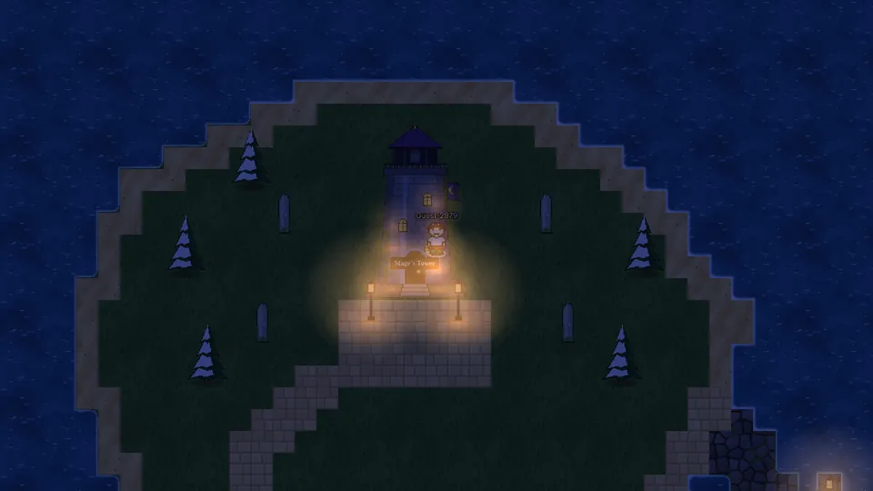 The Mage's tower on Lantern Isle